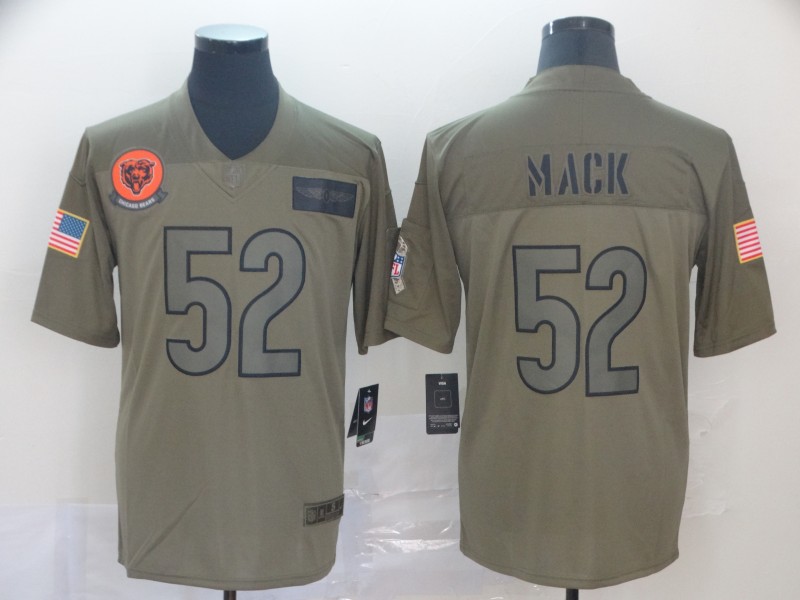 Nike Bears 52 Khalil Mack 2019 Olive Salute To Service Limited Jersey,We sell and wholesale Nike Bears 52 Khalil Mack 2019 Olive Salute To Service Limited Jersey on line form chian!